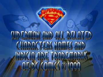 Superman - The New Superman Aventures (USA) (En,Fr,Es) screen shot title